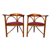 Chaises trépied Sécession n°81 par Thonet