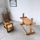 Bureau et chaise enfant pin Bauhaus
