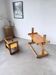 Bauhaus pine children's desk and chair