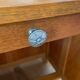 1950s vintage children's desk in light oak