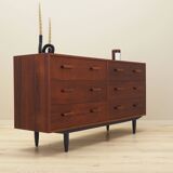 Teak chest of drawers, Danish design, 1970s, production: Denmark