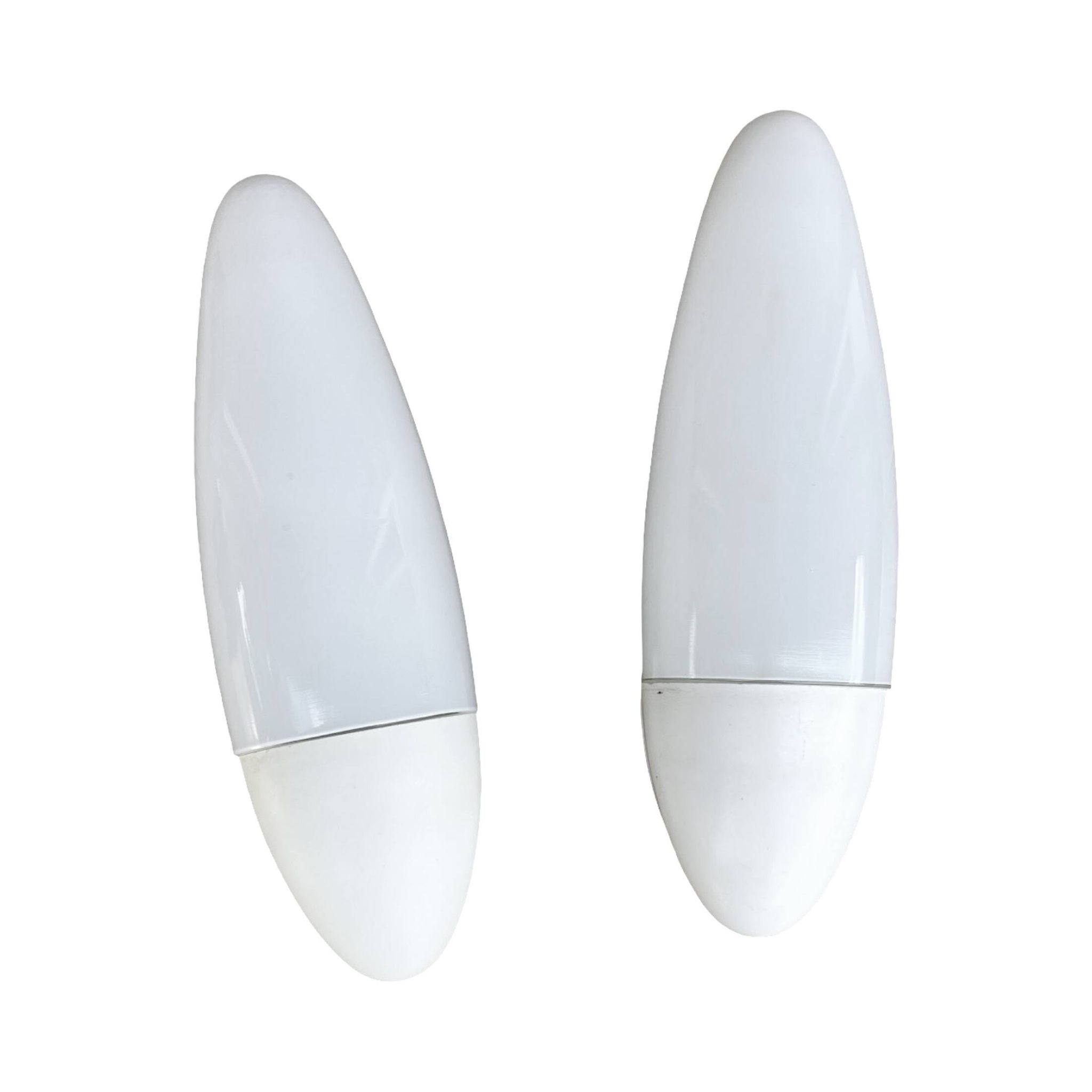 Pair of wall lamps, Elektrosvit Nové Zámky, Czechoslovakia, 1950s.