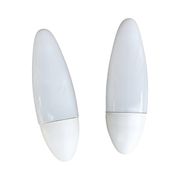 Pair of wall lamps, Elektrosvit Nové Zámky, Czechoslovakia, 1950s.