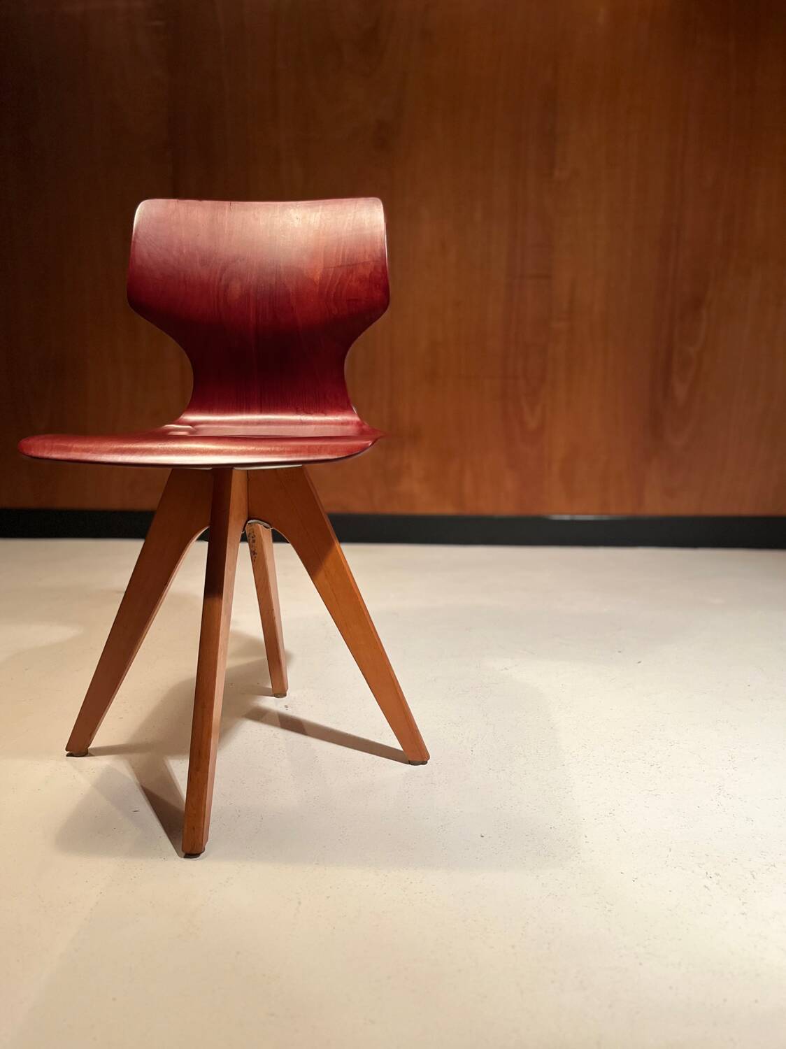 Flototto chair - vintage plywood 1960