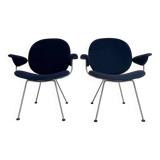 Dark bleu Kembo armchair by W.H. Gispen for Kembo, after 2000