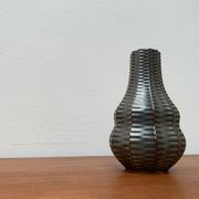 Vintage German brutalist ceramic gourd vase by Heinrich Fuchs for Luisenburg, 1970s.