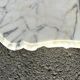 Paonazzo white marble Louis-style flat fireplace