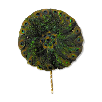 Eventail peacock feathers debut XXeme