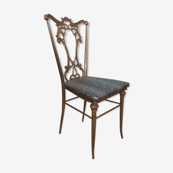 Old brass chair