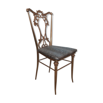 Old brass chair