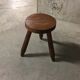 Tabouret de ferme tripode