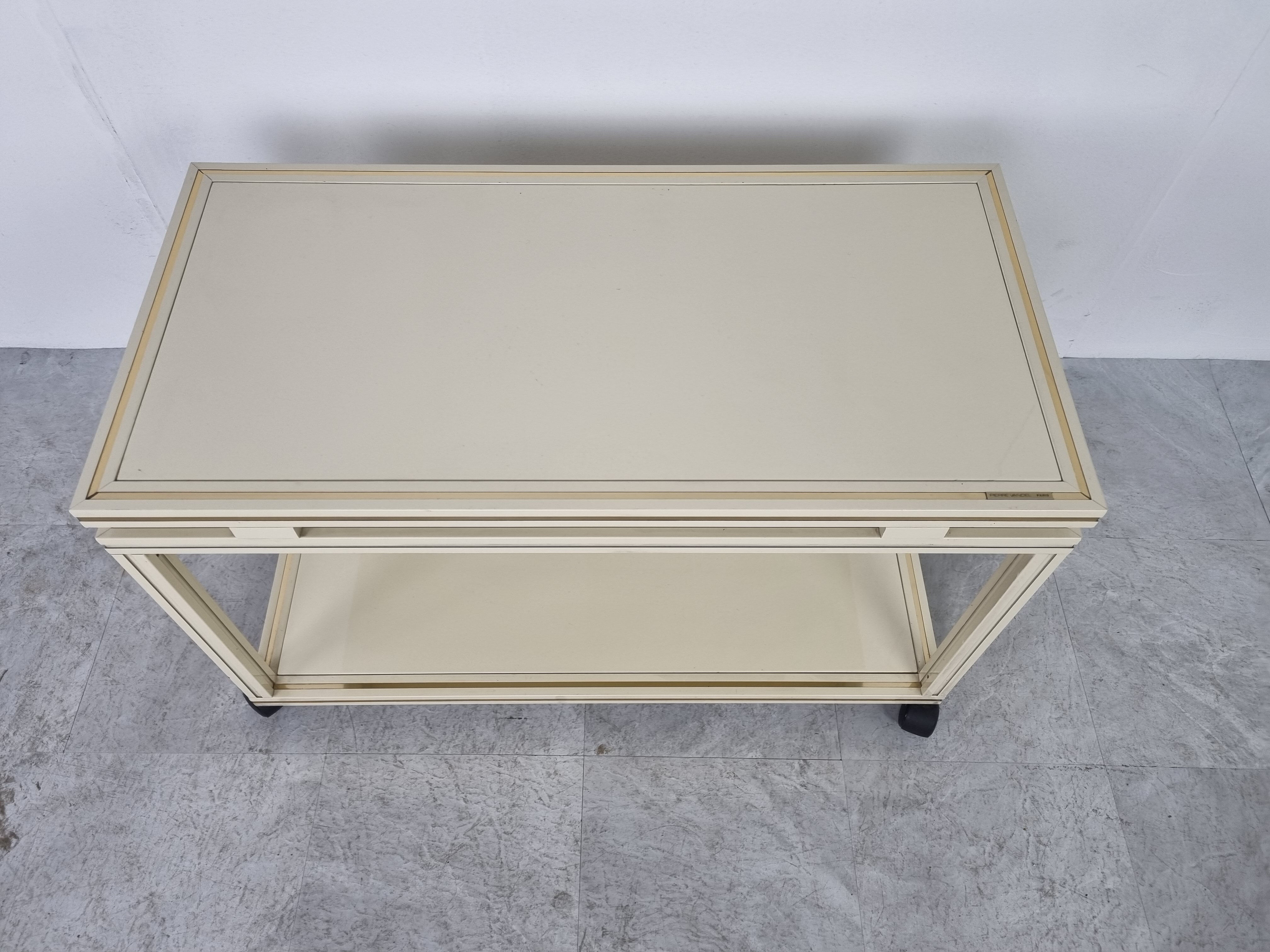 Trolley vintage par Pierre Vandel, années 1980