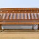 Antique colonial teak veranda bench – mid-20th century