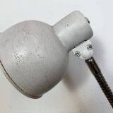 Grey Industrial Workshop Gooseneck Table Lamp, 1960s