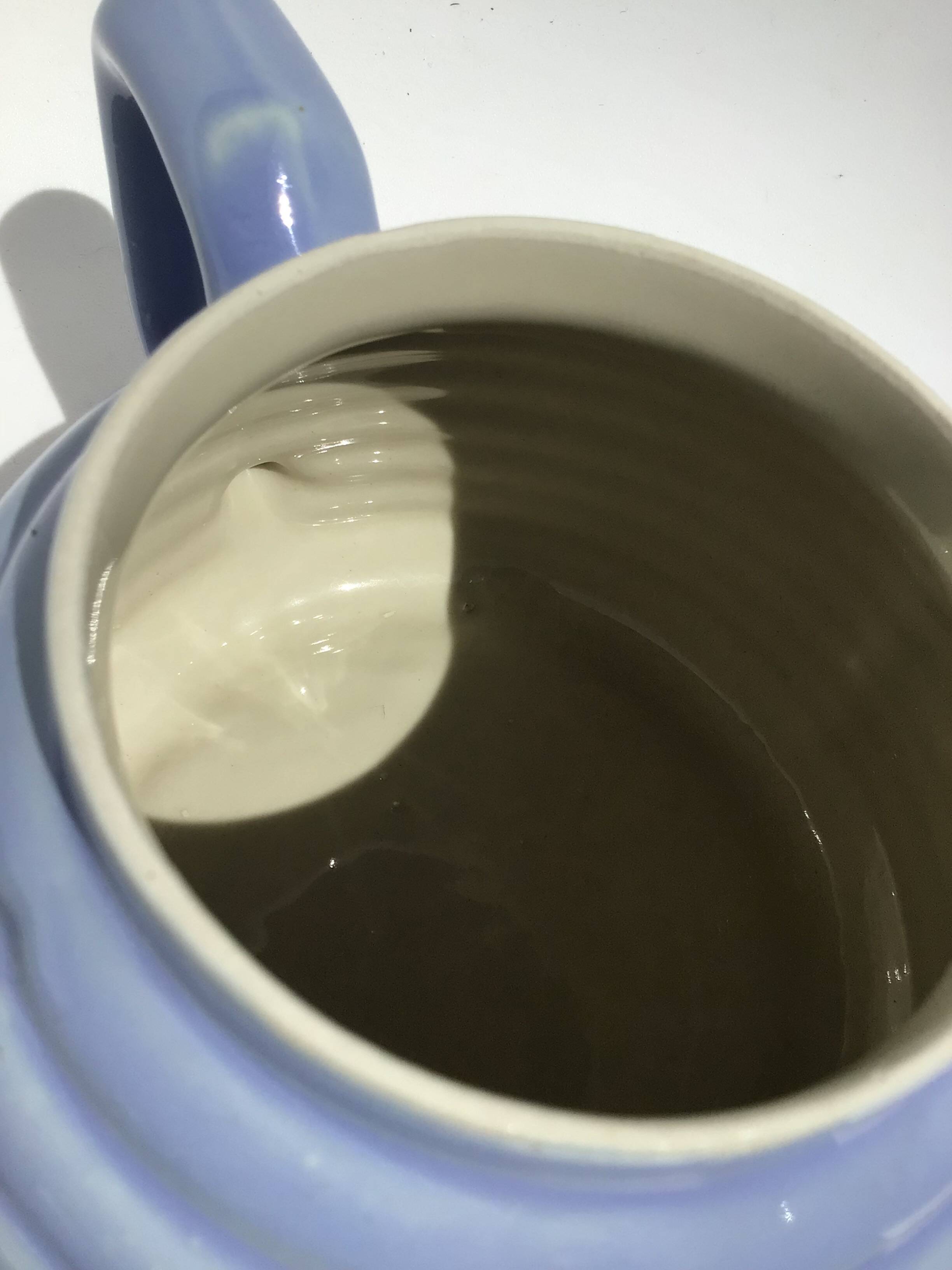 Parma art deco corrugated stoneware teapot 4/6 cups