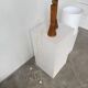 Paire de lampes de table bois chêne années 50