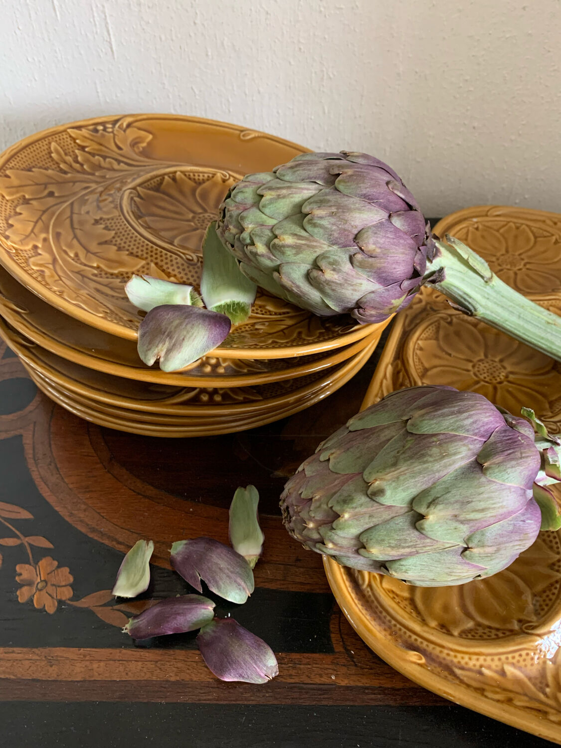 Artichoke service by Gien