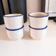 4 ancient sandstone cups