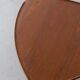 Table basse en teck Poul Jensen en forme de triangle