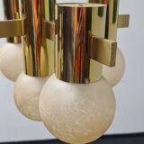 Vintage gold coloured pendant light