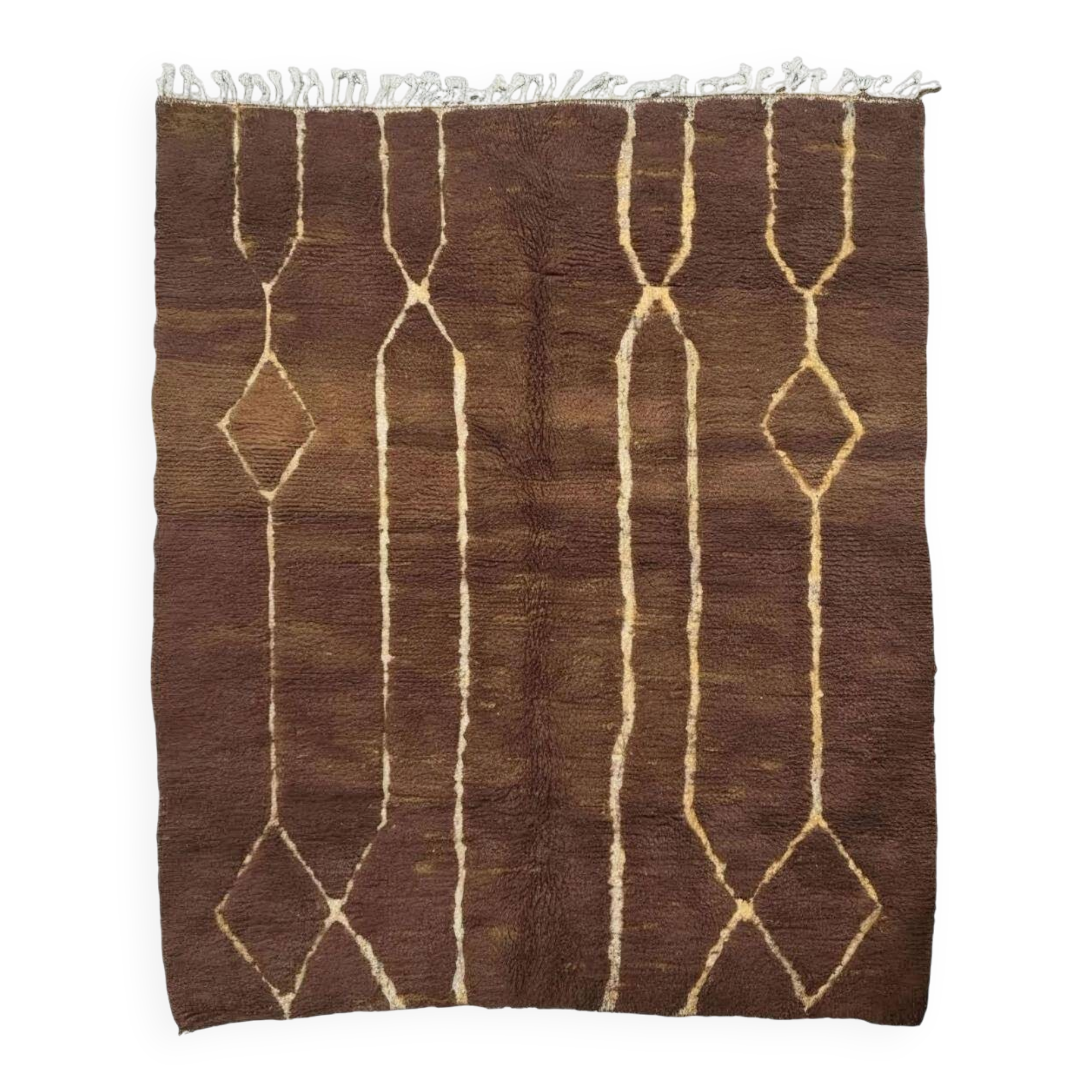 Modern Brown Rug - 290 x 250 cm