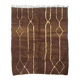 Modern Brown Rug - 290 x 250 cm