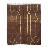 Modern Brown Rug - 290 x 250 cm