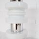 Lampadaire italian years 70' acier and verre