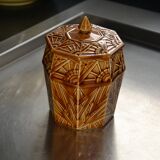 Small pot from the Onnaing faience factory, Art Deco period