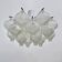 Mid-century Tulipan glass flushmount by Kalmar, Austria, 1960s