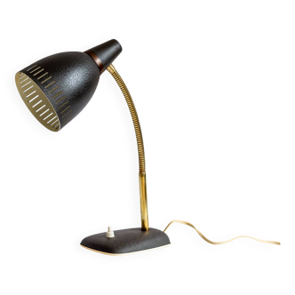 Metal and brass cocotte lamp, 1950s