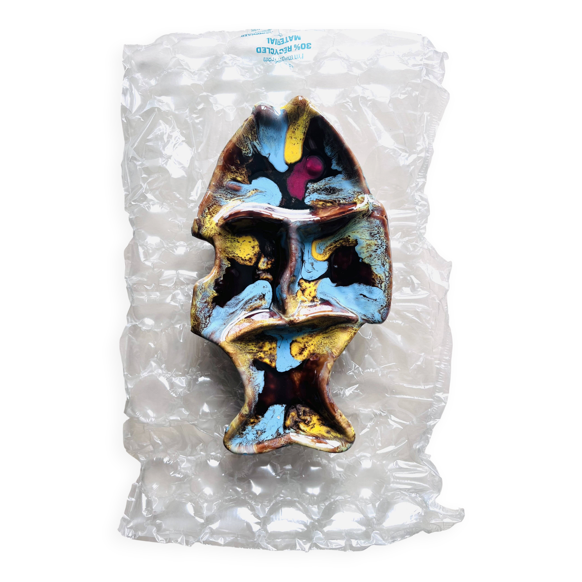Fish serving dish Vallauris spirit