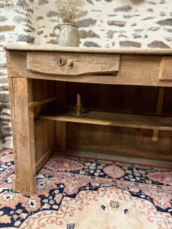 Superb antique patinated counter