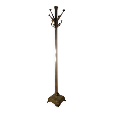 porte manteau sur pied bronze et laiton art deco 195x30 10kg  tres beau et