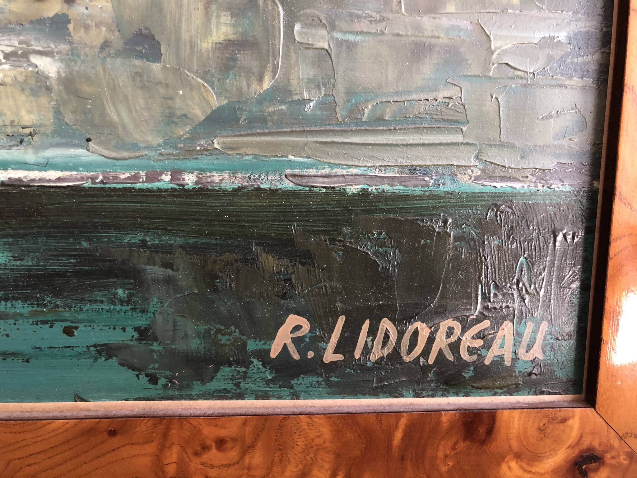 R. Lidoreau The new bridge, Paris