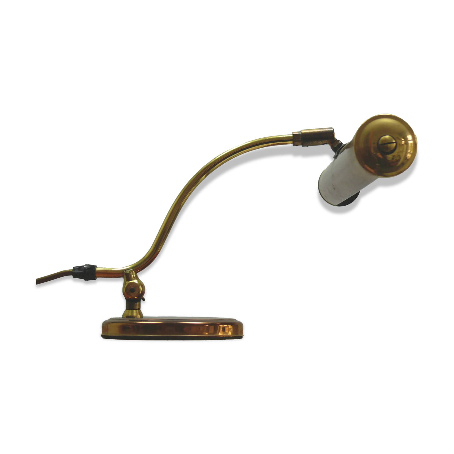 Large brass piano lamp, Pfäffle, 1960s