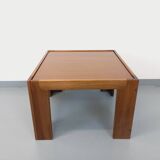 Vintage Italian square coffee table by Afra and Tobia Scarpa for Cassina