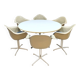 Ensemble de salle à manger de chaises en fibre de verre vintage La Fonda Charles & Ray Eames Herman Miller