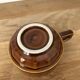 Bistro chocolate cup in brown earthenware