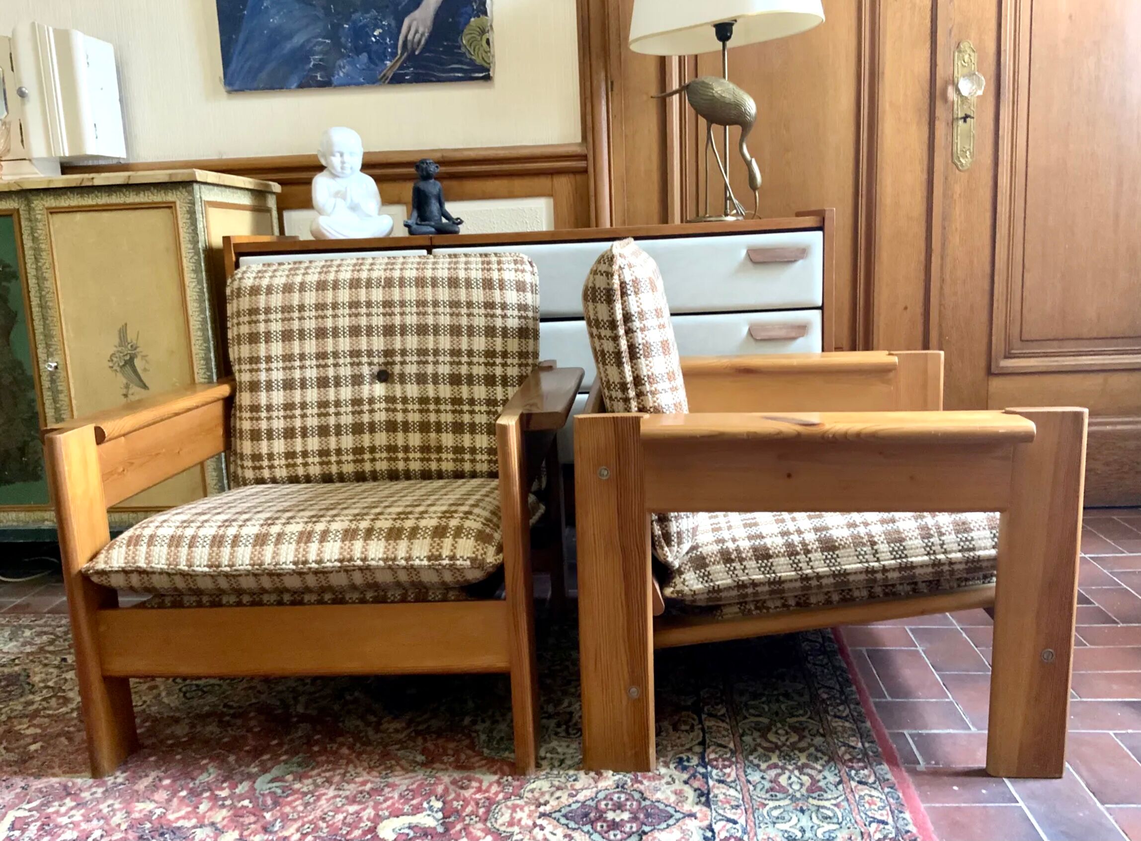 Scandinavian lounge chairs 1970