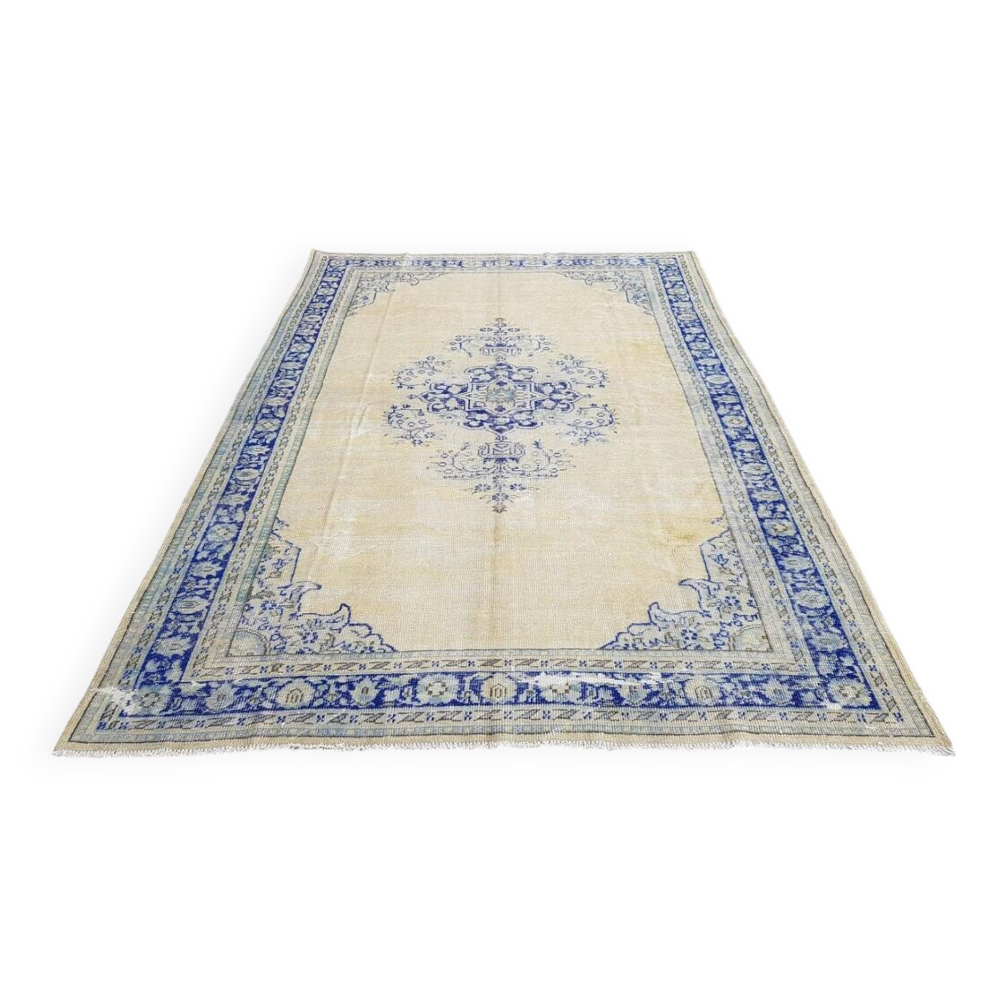 Turkish Oushak Living Room Rug sku910