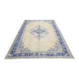 Turkish Oushak Living Room Rug sku910