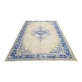 Turkish Oushak Living Room Rug sku910