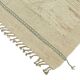 Handmade Turkish One of a Kind 201 cm x 295 cm Beige Wool Carpet