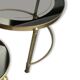 Brass nesting coffee table, vintage coffee tables