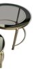 Table basse gigogne en laiton, tables basses vintage