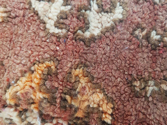 Moroccan carpet pouf / floor pillow