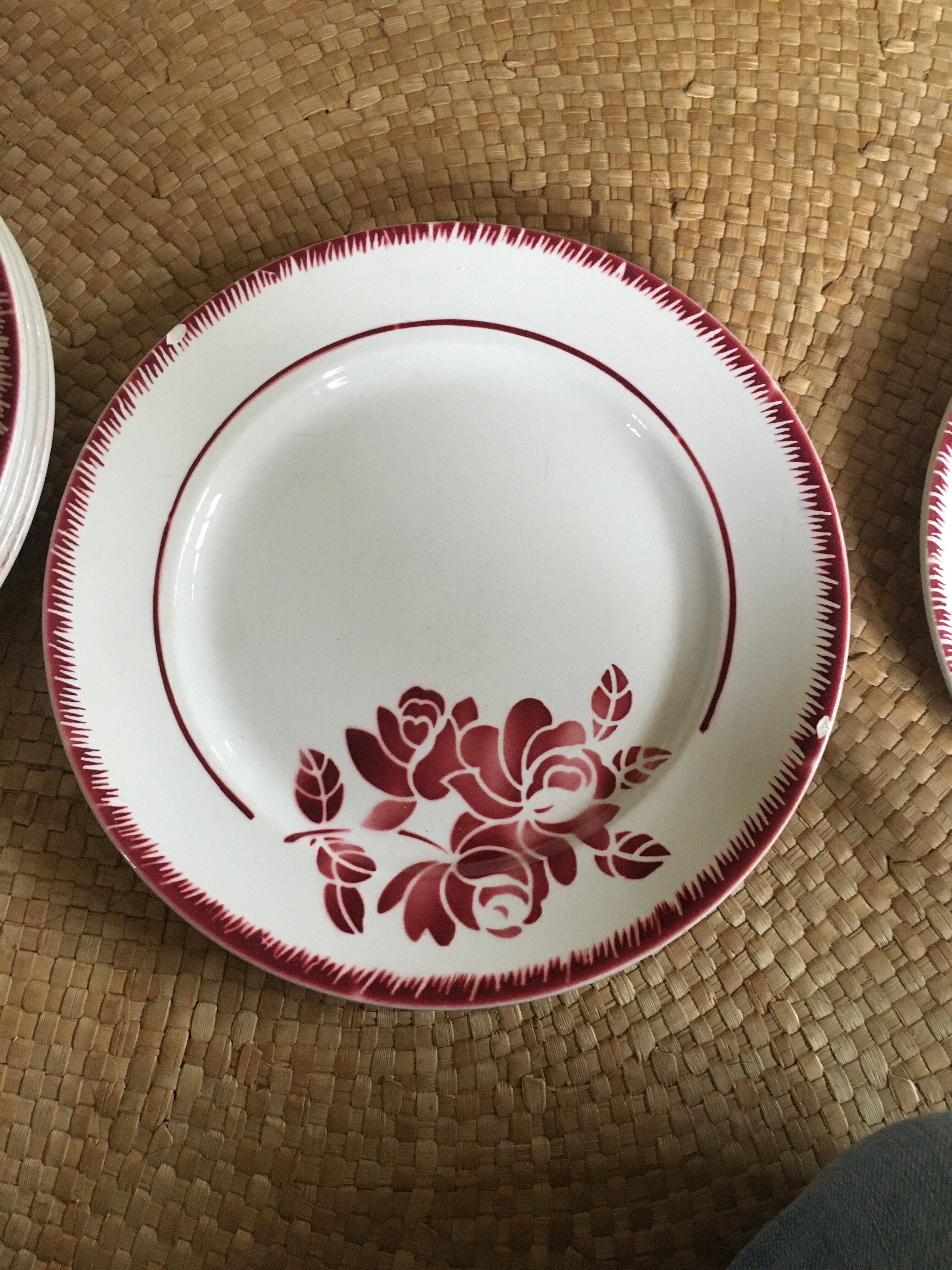 Series of 8 flat plates