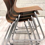 4 vintage Flottoto chairs