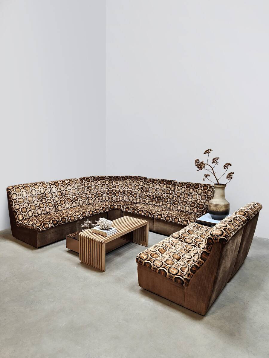 Vintage design modular lounge sofa ‘Patterns’